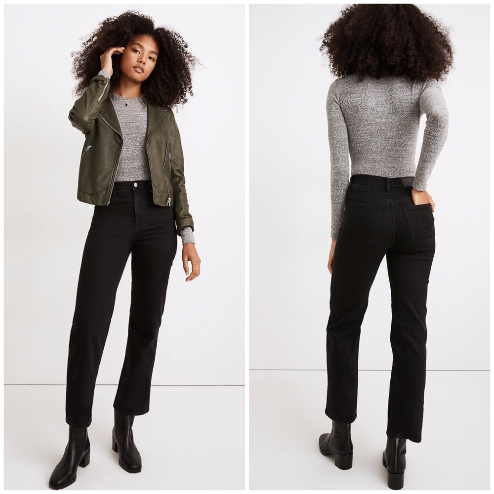 Madewell Slim Wide Leg Crop Jeans *size 27 TALL*